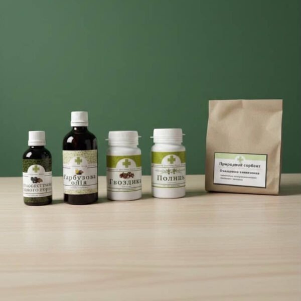 Антипаразитарна програма: краплі, олія, капсули та фітосорбент - Natur Medical